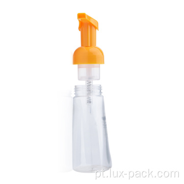120 ml 150ml de bomba de espuma líquida de plástico vazia Pacote de garrafa redonda de plástico de 50